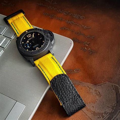 panerai velcro strap replica|panerai custom straps.